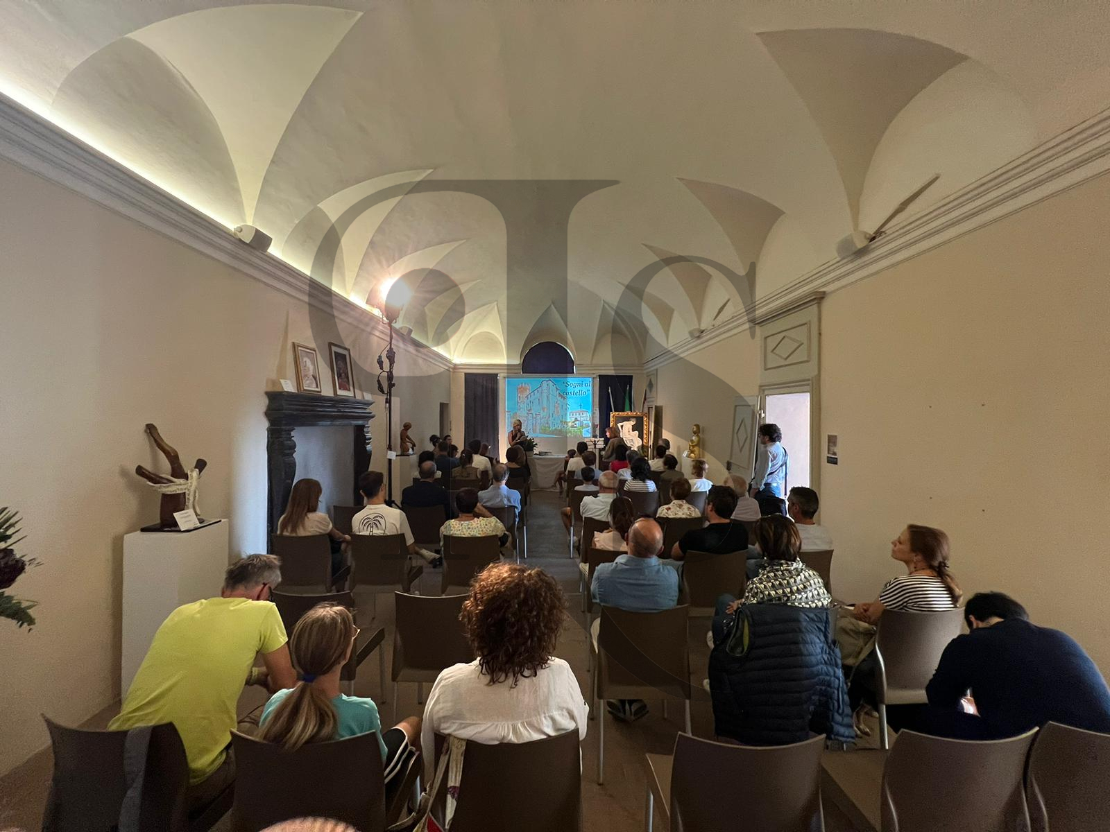 In tanti al Castello per assistere all'evento culturale