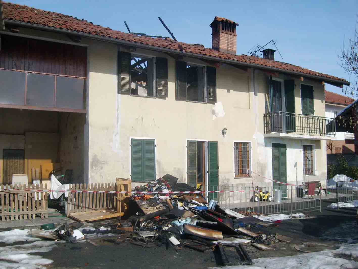 Savigliano: Incendio alla Cavallotta