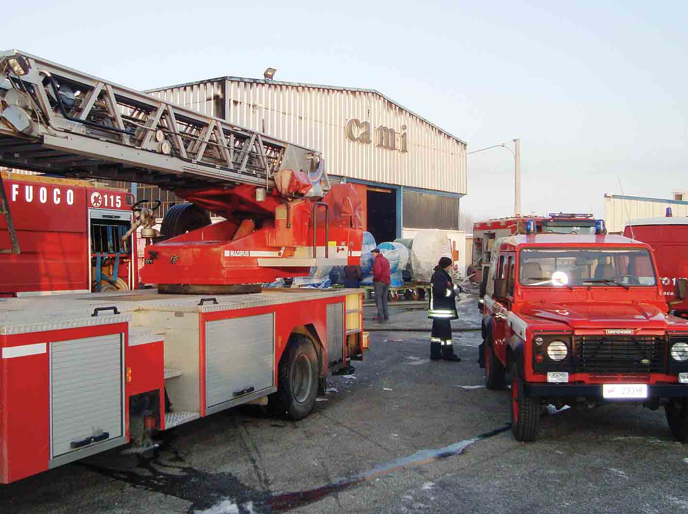 In fiamme la Cami di Racconigi