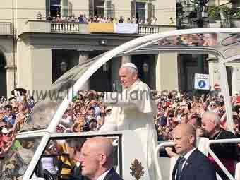 Col Papa a Torino