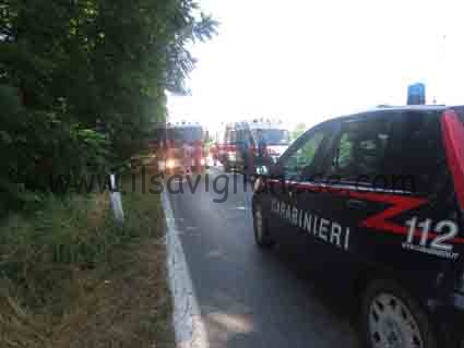 Incidente mortale alla curva di Santa Rosalia