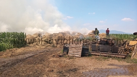 Trentadue incendi in più