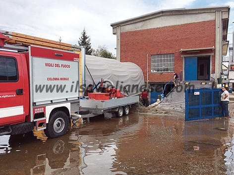 Bomba d’acqua su città e paesi