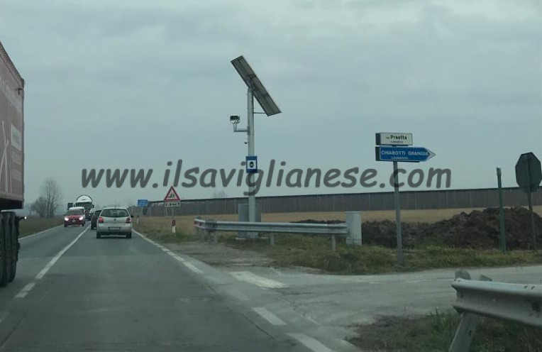 Piazzato l’autovelox fisso sulla Savigliano-Saluzzo