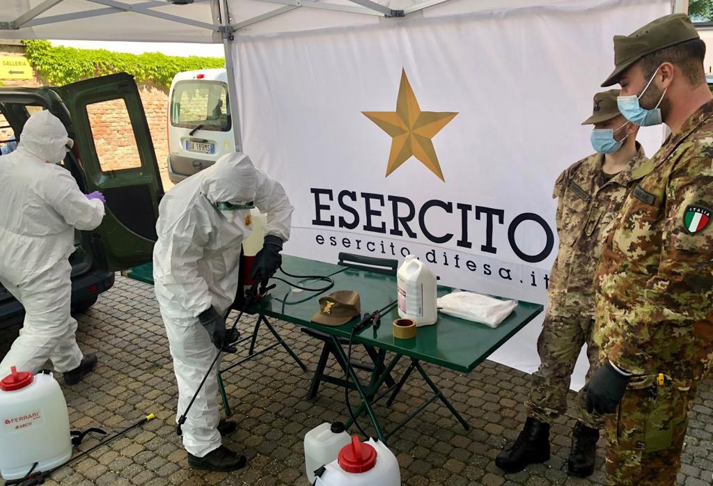 Iniziate dagli Alpini le sanificazioni delle case di riposo del Piemonte