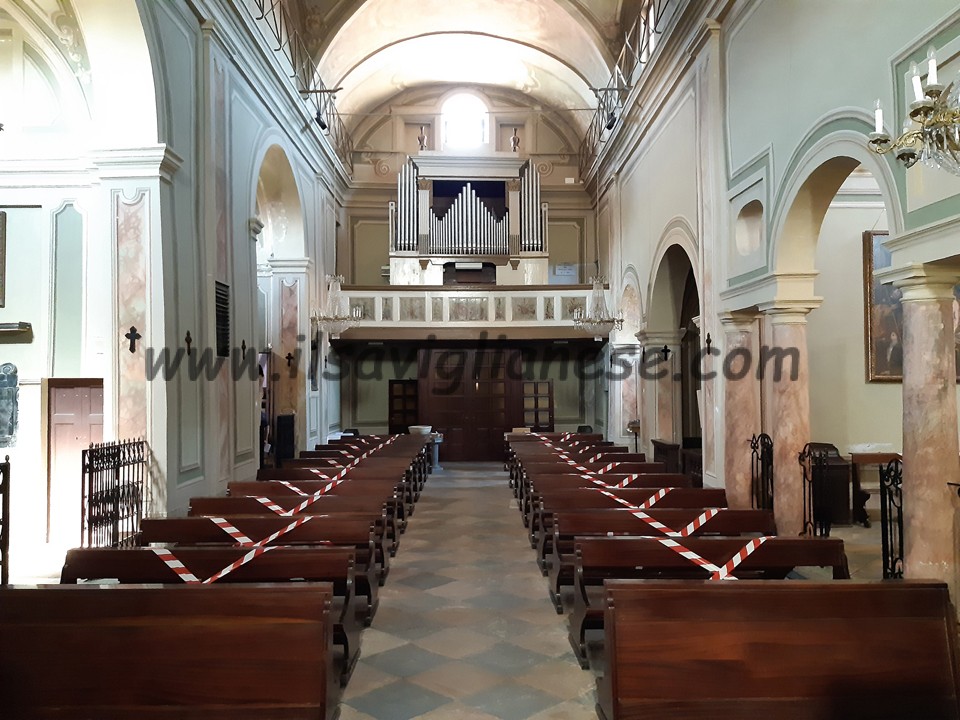 Ruffia, la messa torna in chiesa