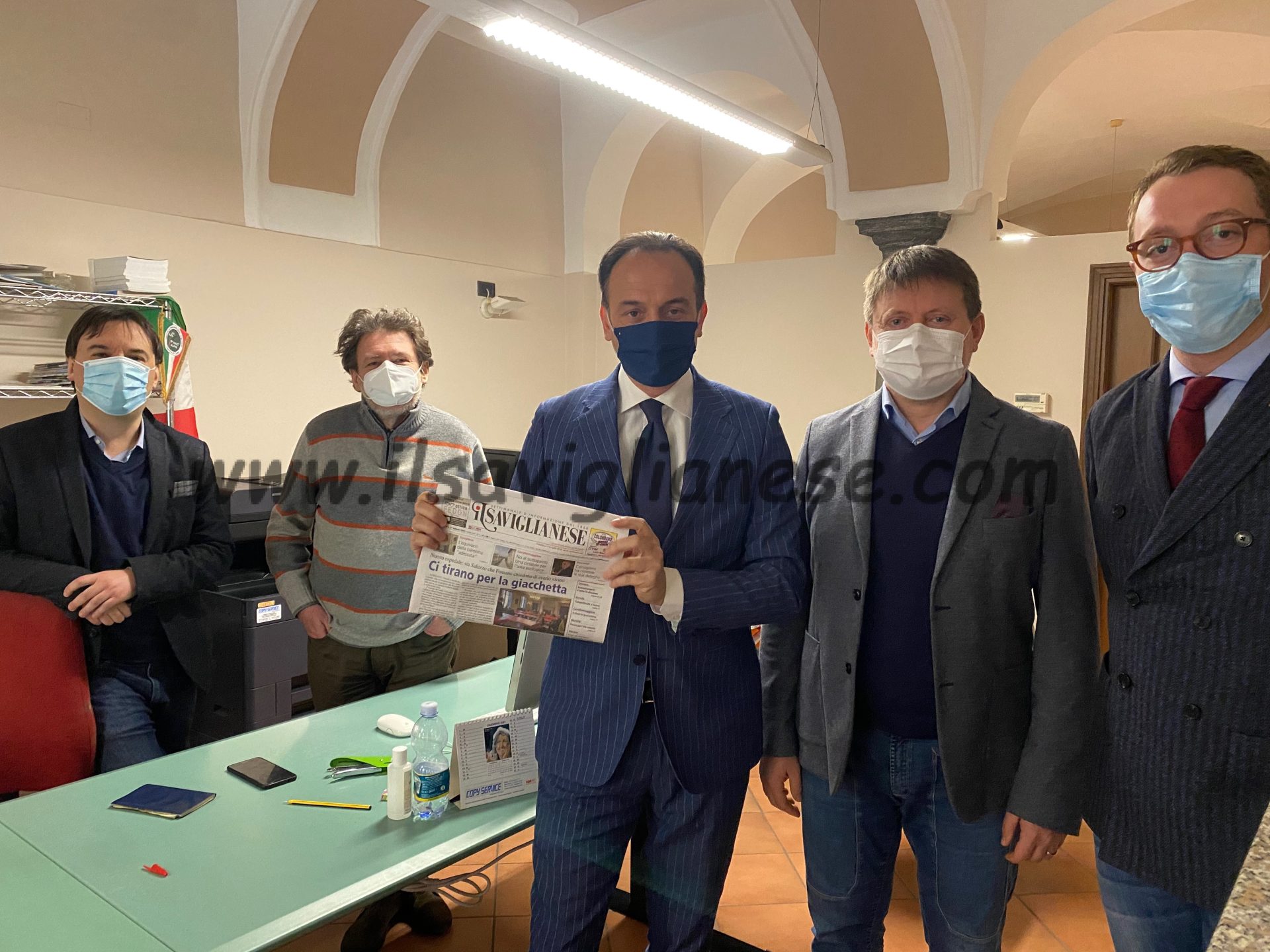 Il governatore in visita al “giornale più antico del Piemonte”