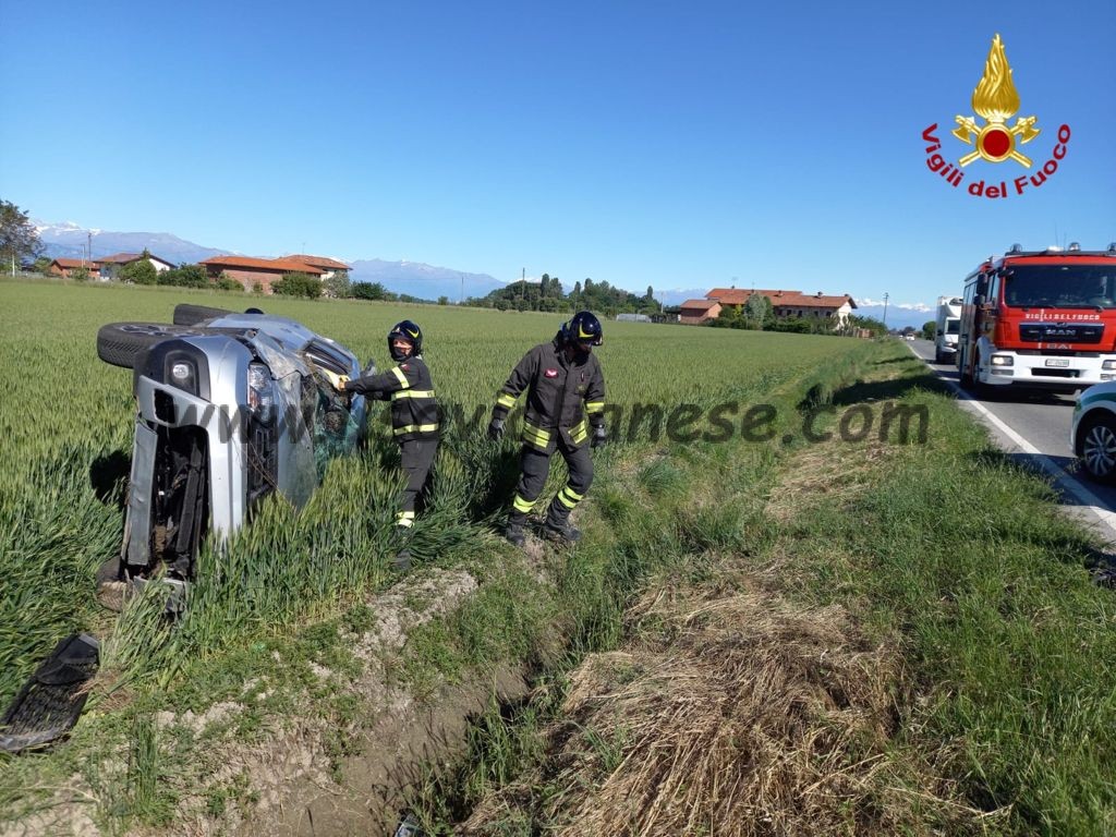 Incidente stradale sulla provinciale per Monasterolo