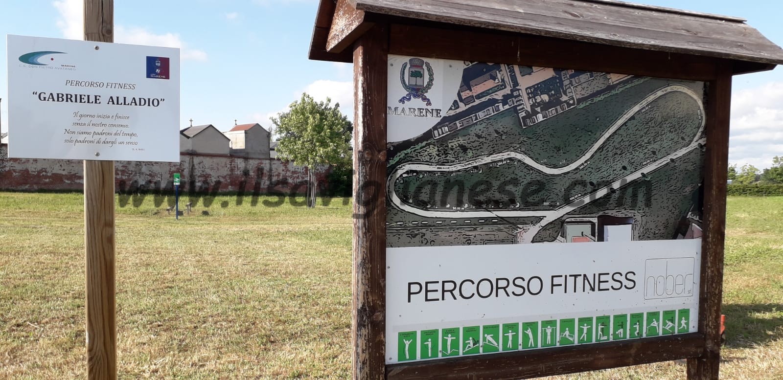 Restyling per il percorso fitness