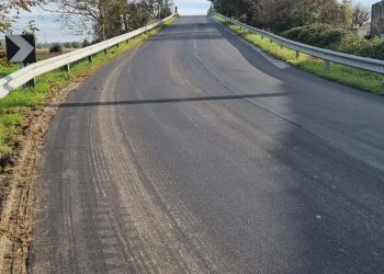 Nuovo bitume per la strada per San Lorenzo