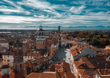 Veduta aerea savigliano - foto V. Patrucco