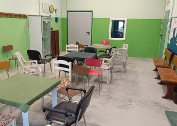 Adesso la bocciofila è divisa in due locali distinti