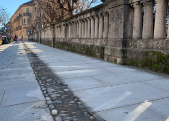 Risistemato il marciapiede in corso Roma: ora è più accessibile