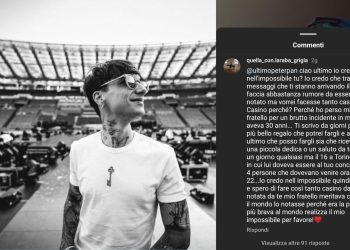 La sorella del motociclista scomparso rivolge un appello a Ultimo