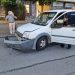 Il veicolo che per due volte è finito contro l’arredo urbano cittadino: l’intervento dei Vigili