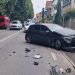 Incredibile incidente nel viale per via di un “parcheggio sbagliato”