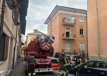 Incendio in un appartamento in Borgo Macra